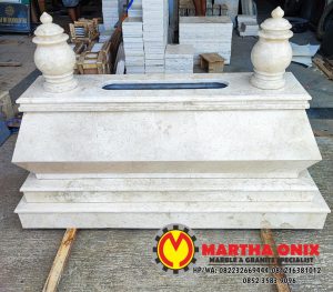 Nisan Kijing Marmer Model Klasik