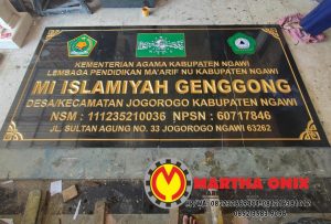 Papan Nama Granit murah